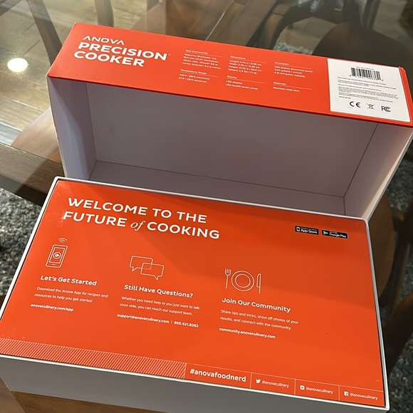 Anova Sous Vide Precision Cooker, WIFI 2nd Gen, 900 Watts - Picture 2 of 4